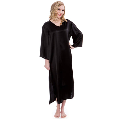 Mulberry Loose Pullover Silk Nightwear For Women Long silk dressing gown