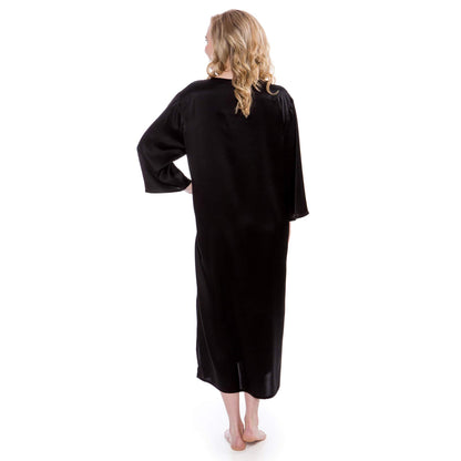 Mulberry Loose Pullover Silk Nightwear For Women Long silk dressing gown