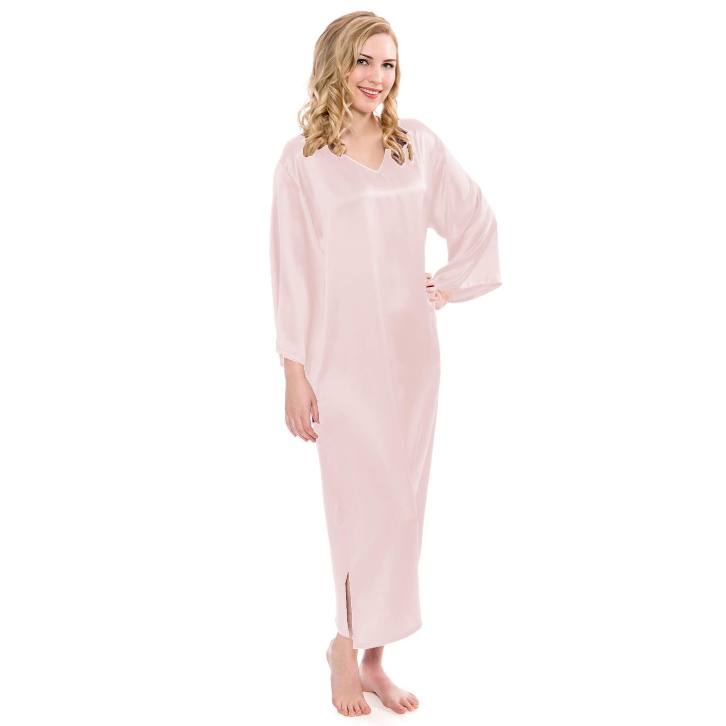 Mulberry Loose Pullover Silk Nightwear For Women Long silk dressing gown