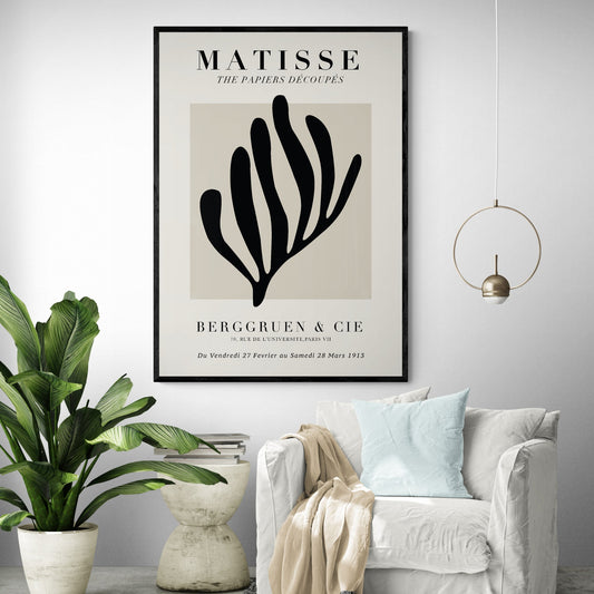 Black Koraal Henri Matisse Art Print
