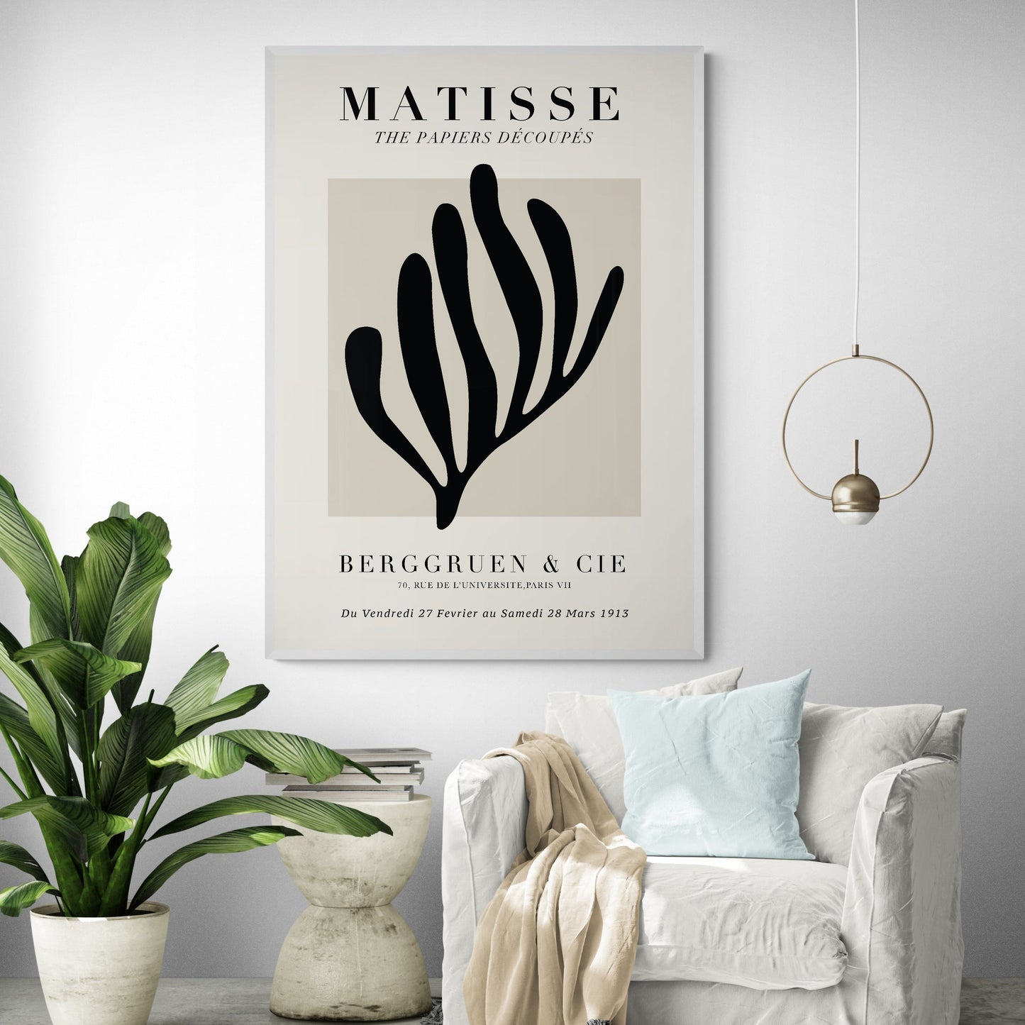 Black Koraal Henri Matisse Art Print