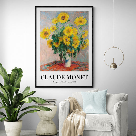 Bouquet by Sunflowers by Claude Monet