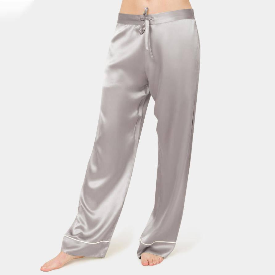 Women silk pajama pants 100% Mulberry Silk Pants silk sleep pants