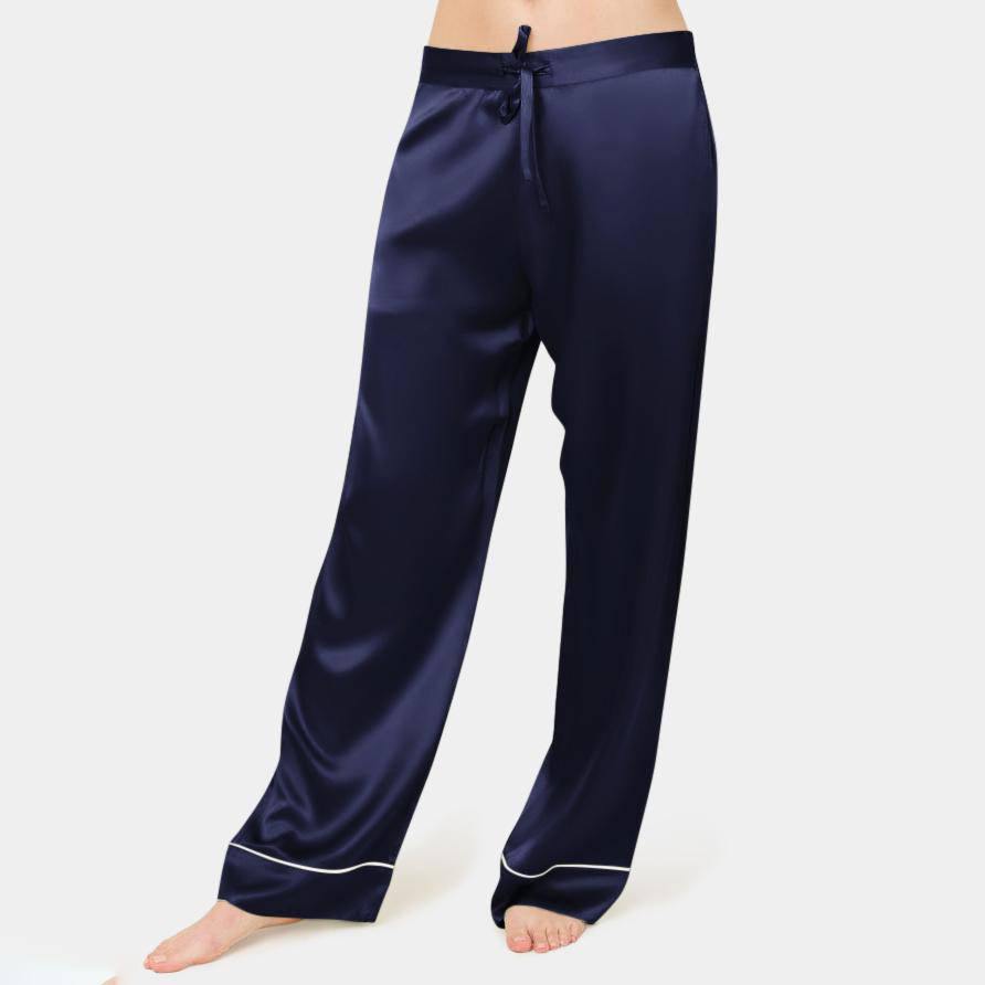 Women silk pajama pants 100% Mulberry Silk Pants silk sleep pants