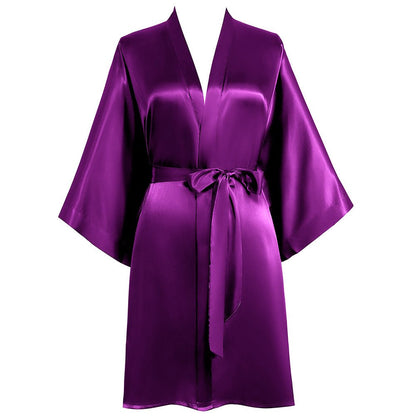 Women silk robes and kimonos 100% Mulberry pure silk Kimono robe