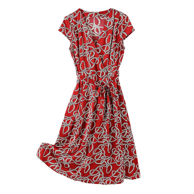 Women Summer Silk Floral Dress Printed pure Party Guest Dresses