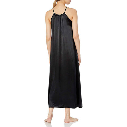 Women's Sleeveless Round Neck 100% Mulberry pure Silk Nightdress