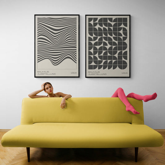 Bauhaus Noir Hommage Set of 2